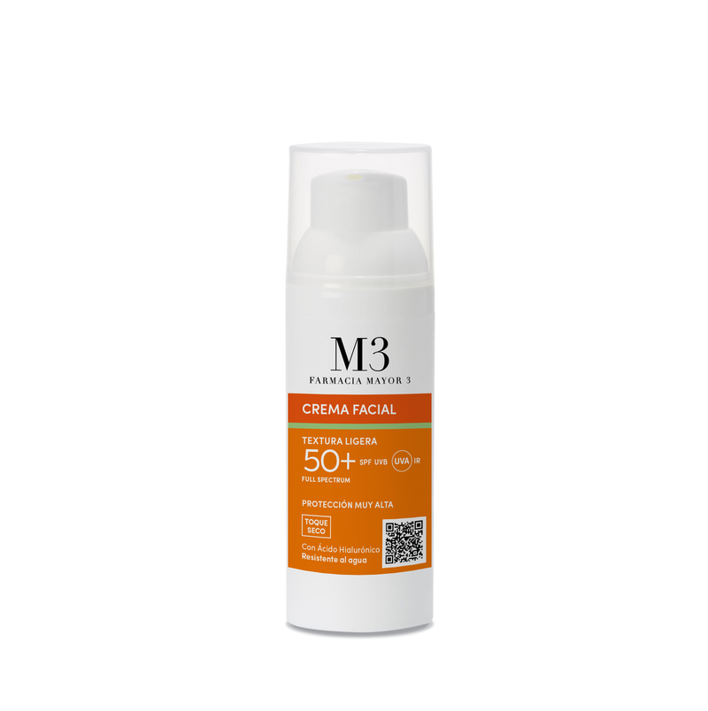 CREMA FACIAL SOLAR TEXTURA LIGERA SPF50+ 50ML