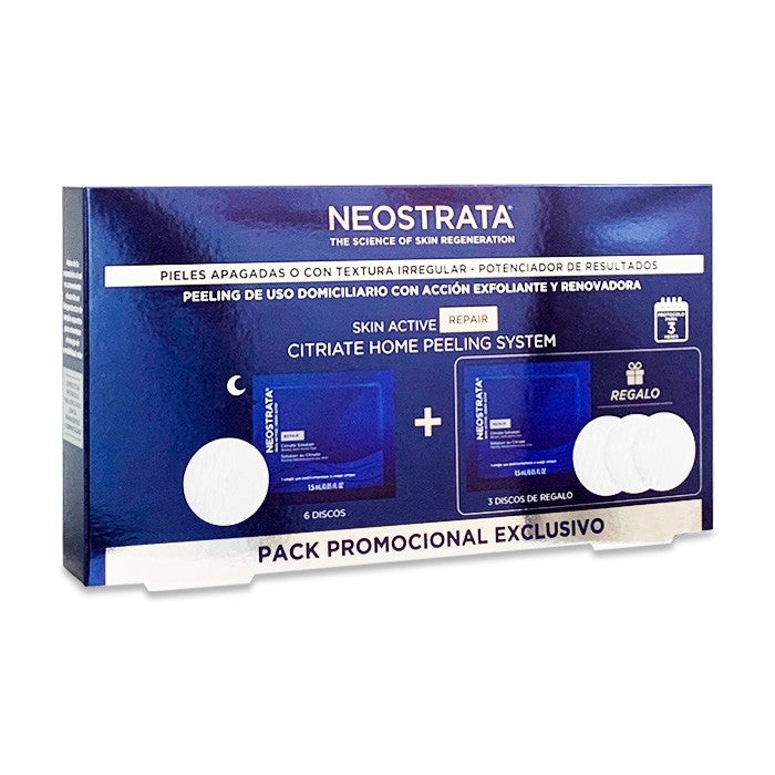 PACK NEOSTRATA SKIN ACTIVE REPAIR CITRIATE HOME PEELING SYSTEM 6 DISCOS +3 DISCOS