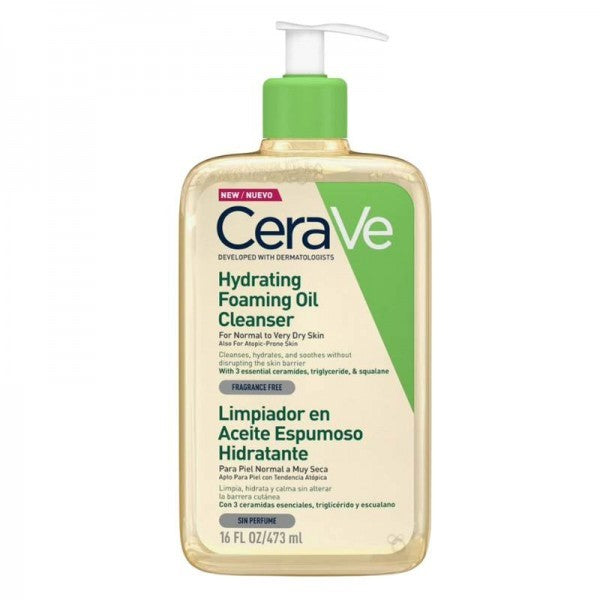 CERAVE LIMPIADOR ACEITE ESPUMOSO HIDRATANTE 473 ML