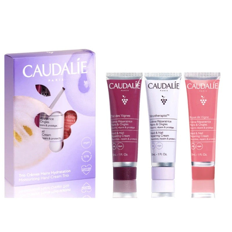 CAUDALIE COFRE TRIO CREMA DE MANOS 30ML