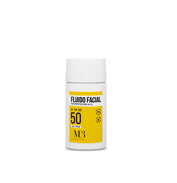 FLUIDO FACIAL SPF 50 OIL FREE 50 ML M3