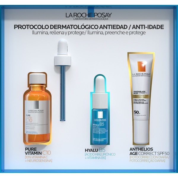 LA ROCHE POSAY COFRE PURE VITAMIN C10+HYALU B5+AGE CORRECT SPF50