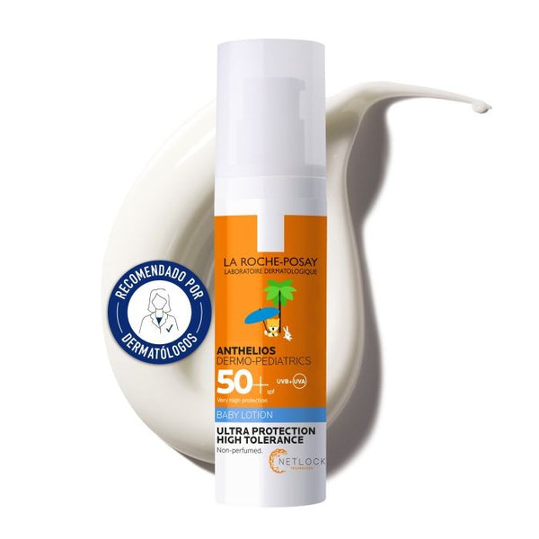 ANTHELIOS DERMOPEDIATRICS LECHE BEBÉ SPF 50+ 50 ML | LA ROCHE-POSAY