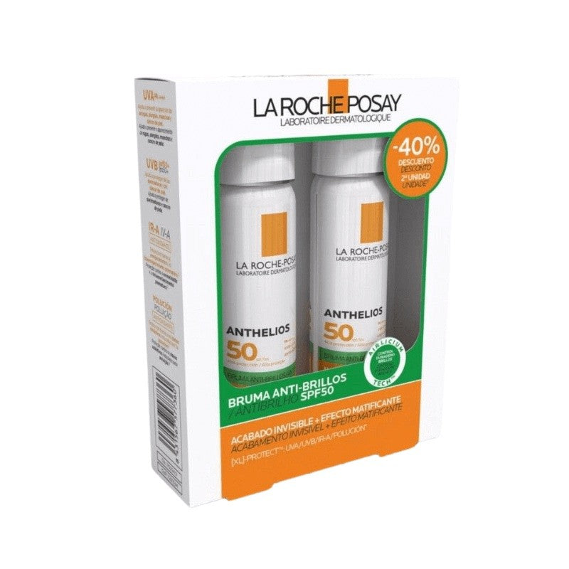 DUPLO ANTHELIOS BRUMA ROSTRO SPF 50+ 75 ML | LA ROCHE-POSAY