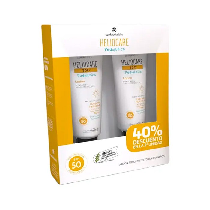 DUPLO HELIOCARE 360º PEDIATRICS LOTION SPF50+ 2 X 200ML