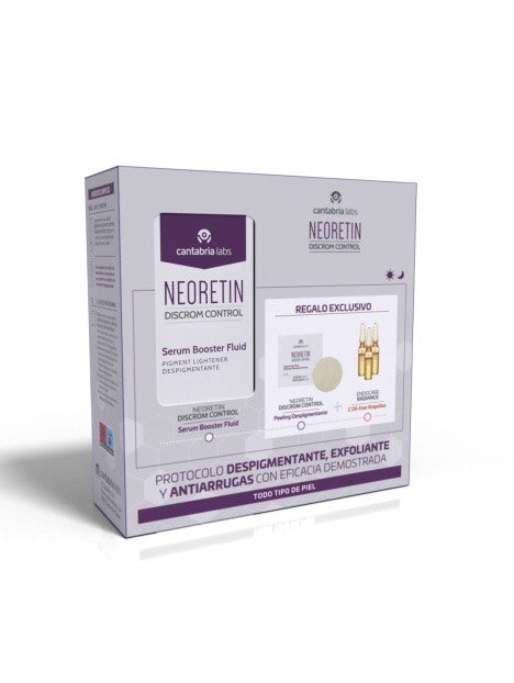 PACK NEORETIN DISCROM CONTROL SERUM 30ML + HELIOCARE PIGMENT + ENDOCARE C