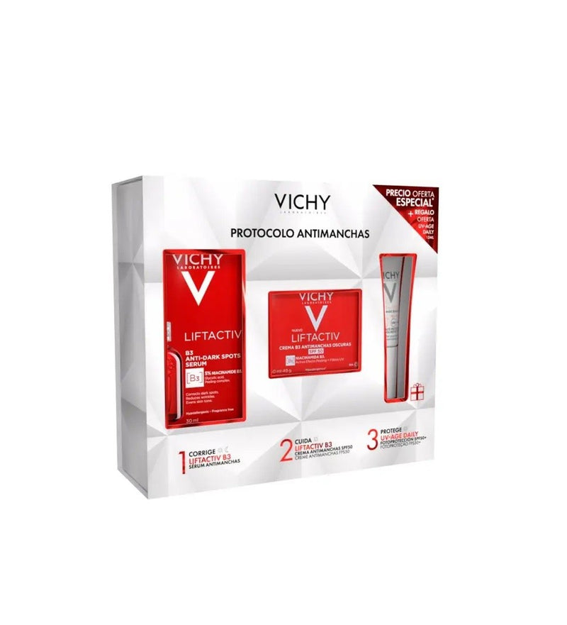 COFRE VICHY LIFTACTIV SERUM NIACINAMIDA 50ML + CREMA+ UV AGE DAILY SPF50+