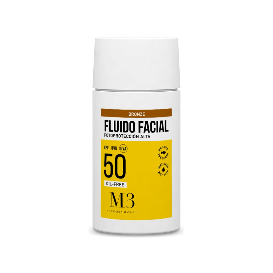 M3 Gesichtswasser LSF 50, Bronze, ölfrei, 50 ml