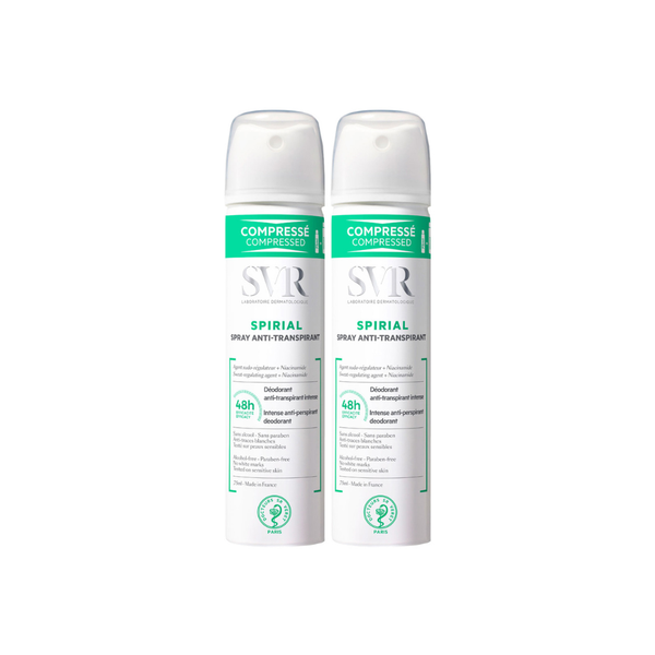 SVR SPIRIAL DUO DEO SPRAY 2X75 ML