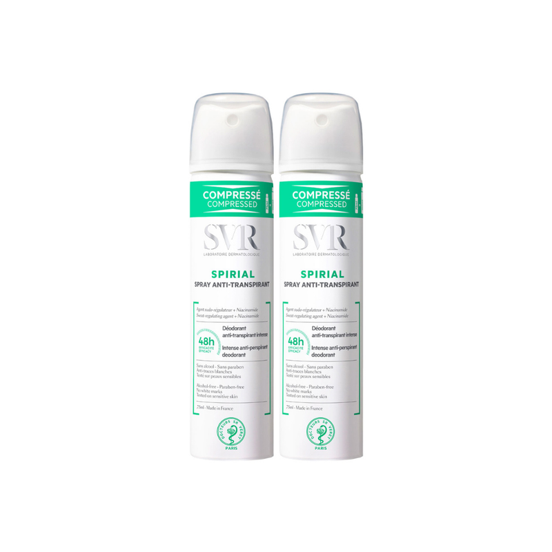 SVR SPIRIAL DUO DEO SPRAY 2X75 ML