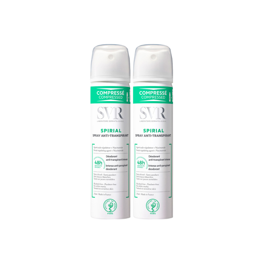 SVR SPIRIAL DUO DEO SPRAY 2X75 ML
