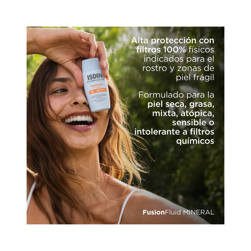 ISDIN FOTOPROTECTOR FUSION FLUID MINERAL SPF50 50ML