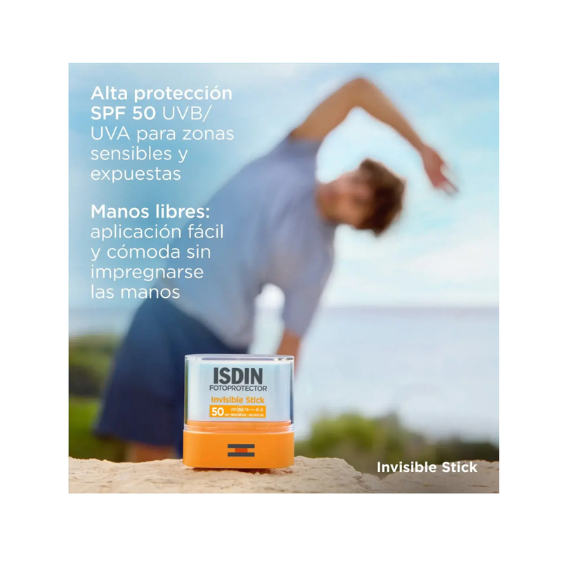 ISDIN INVISIBLE STICK PHOTOPROTECTOR SPF 50 10 ML