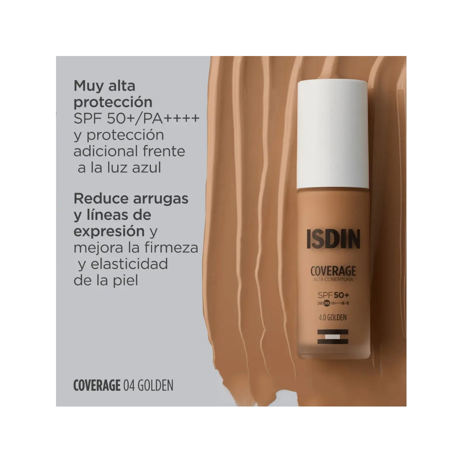 ISDIN COVERAGE SPF50+ 4.0 GOLDEN 30G