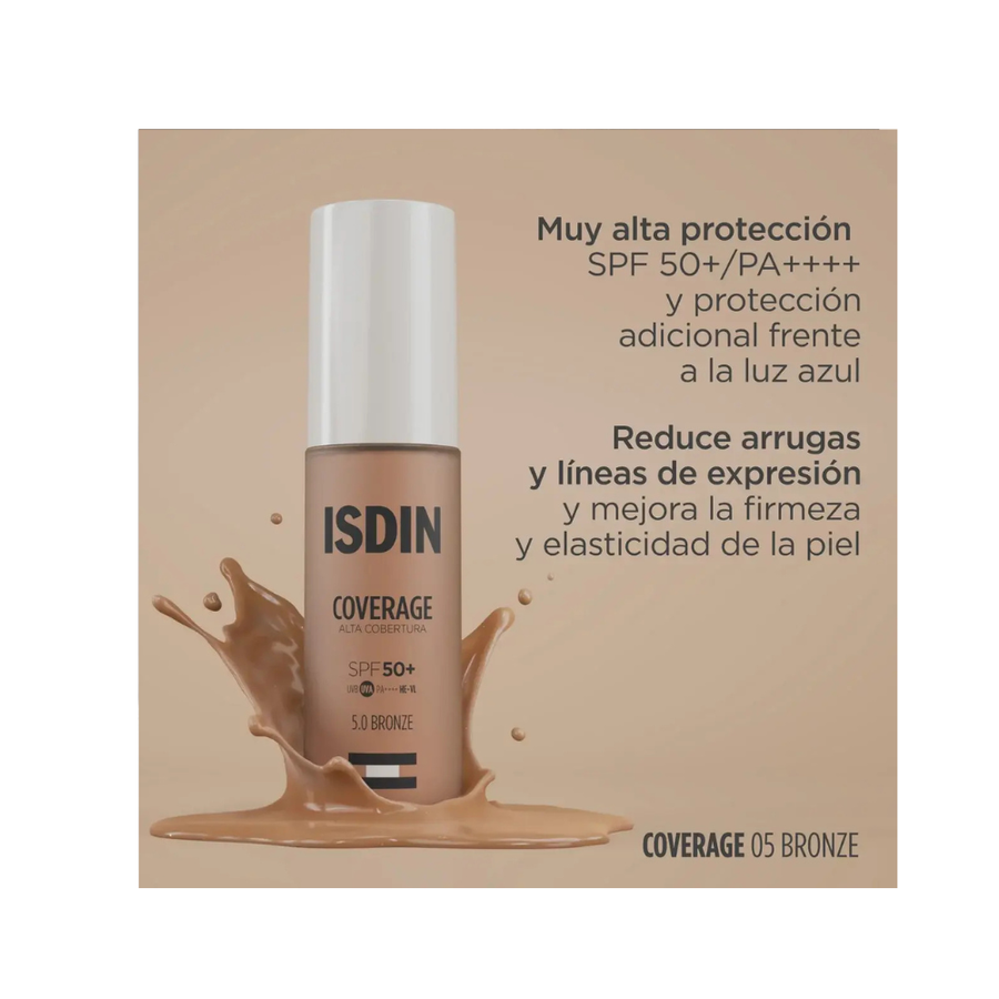 ISDIN COVERAGE SPF50+ 5.0 BRONZE 30G