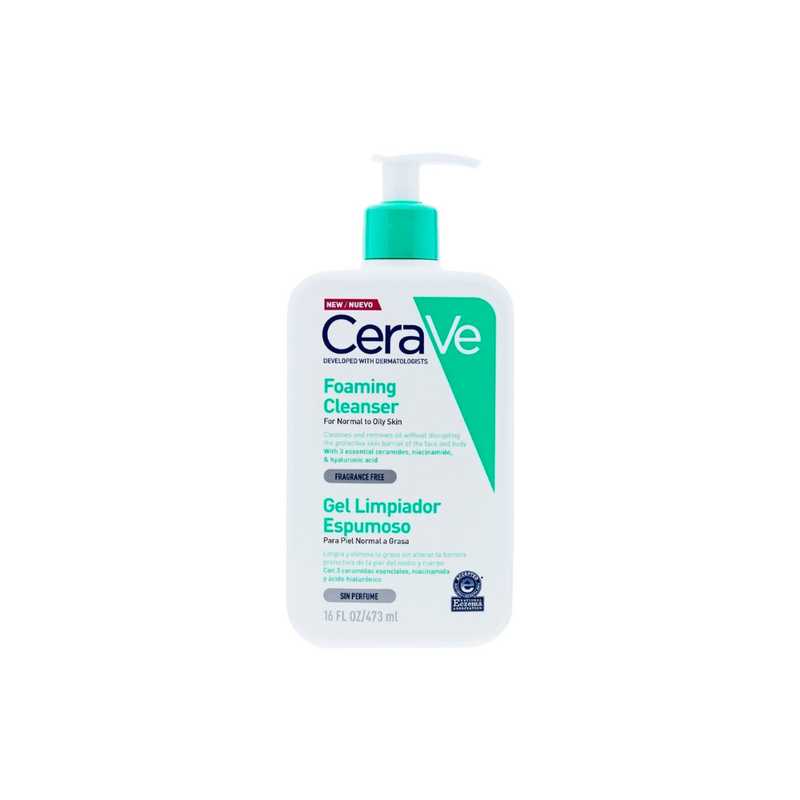 CERAVE GEL LIMPIADOR ESPUMOSO 473 ML
