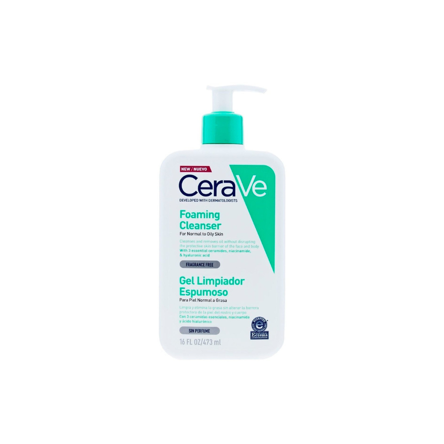CERAVE GEL LIMPIADOR ESPUMOSO 473 ML