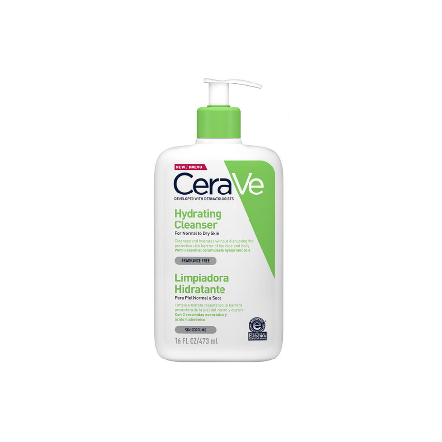 CERAVE Feuchtigkeitsspendende Reinigungslotion für normale bis trockene Haut 473 ml