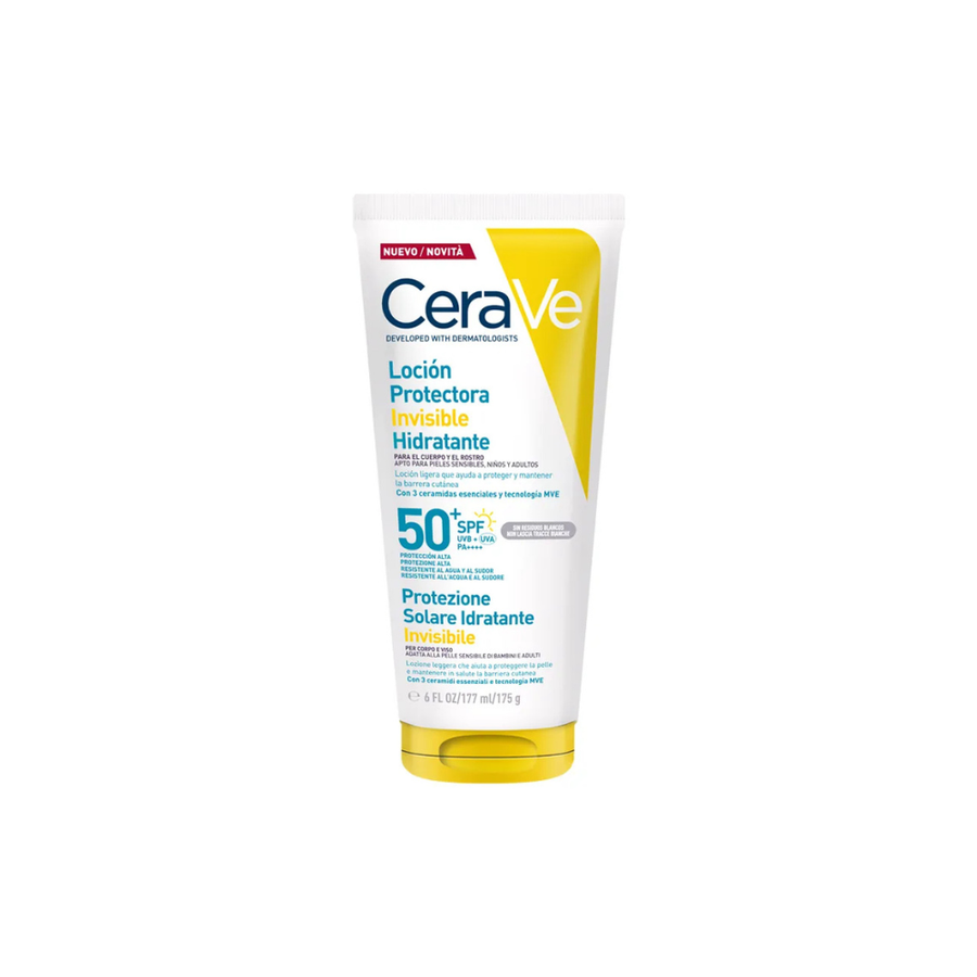 CERAVE LOCION PROTECTORA INVISIBLE HIDRATANTE SPF50+ 177ML