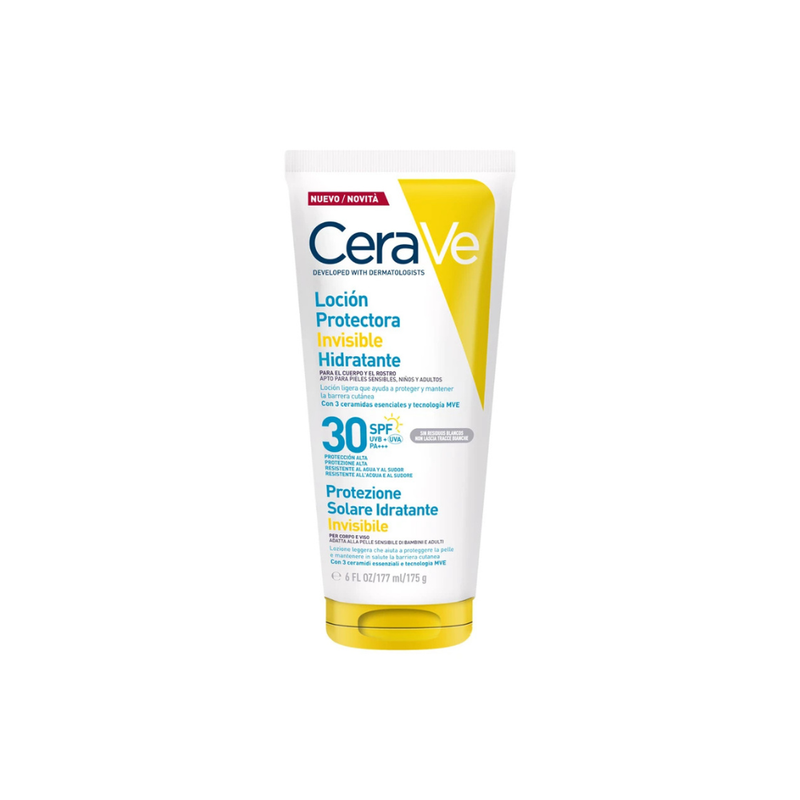 CERAVE LOCION PROTECTORA INVISIBLE HIDRATANTE SPF30 177ML