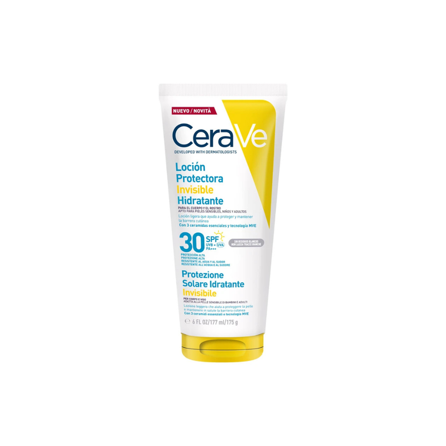 CERAVE LOCION PROTECTORA INVISIBLE HIDRATANTE SPF30 177ML