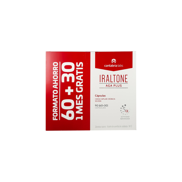 IRALTONE AGA PLUS 90 CAPSULAS (60+30 1 MES GRATIS)