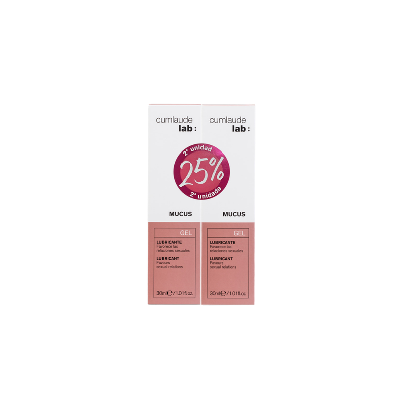 CUMLAUDE DUPLO MUCUS GEL LUBRICANTE 30ML+30ML