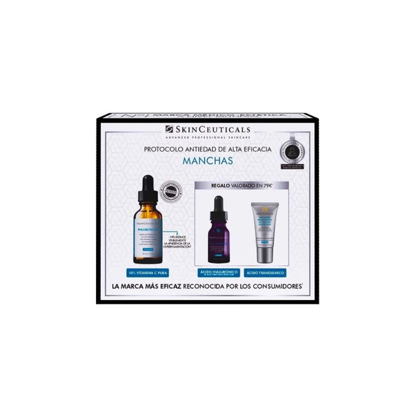 PACK SKINCEUTICALS PHLORETIN C F 30ML + H.A. INTENSIFIER + ADVANCED BRIGHTENING UV