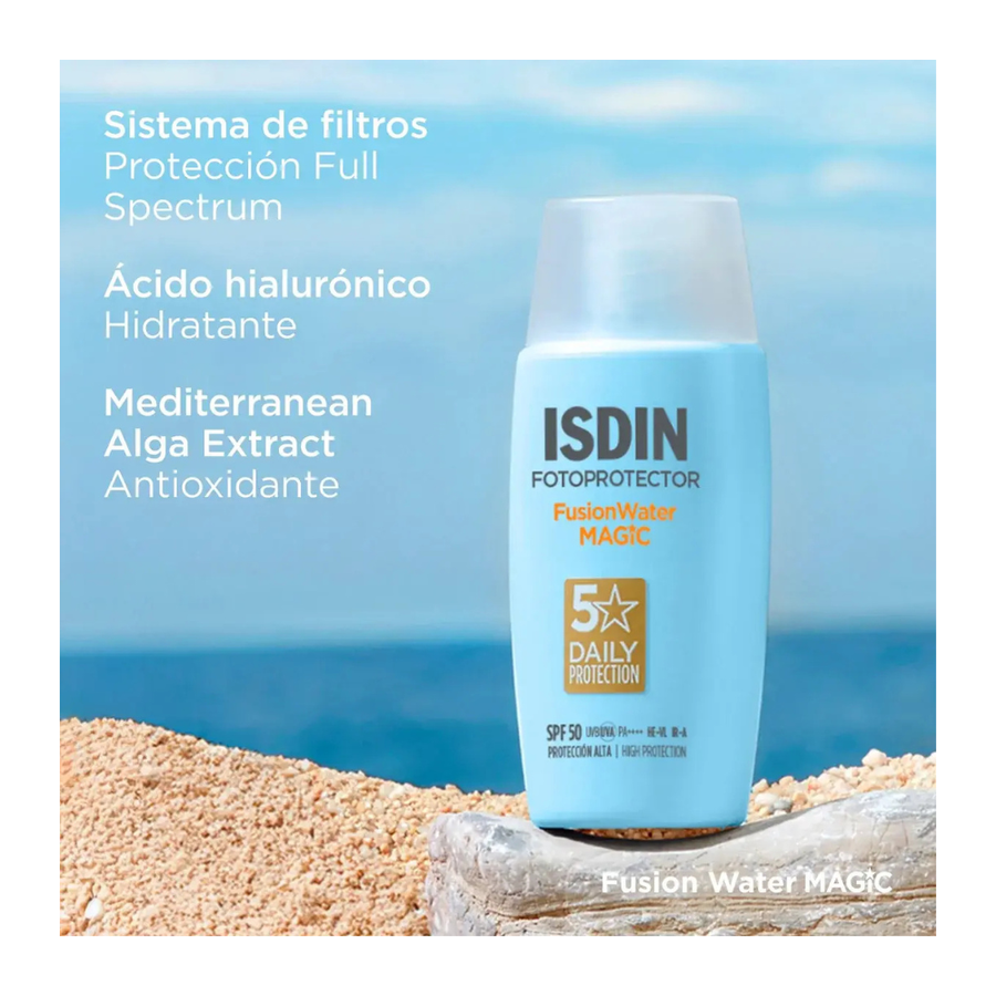 FOTOPROTECTOR ISDIN FUSION WATER MAGIC SPF50 50 ML