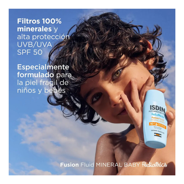 ISDIN FUSION FLUID MINERAL BABY PEDIATRICS SPF 50 50 ML