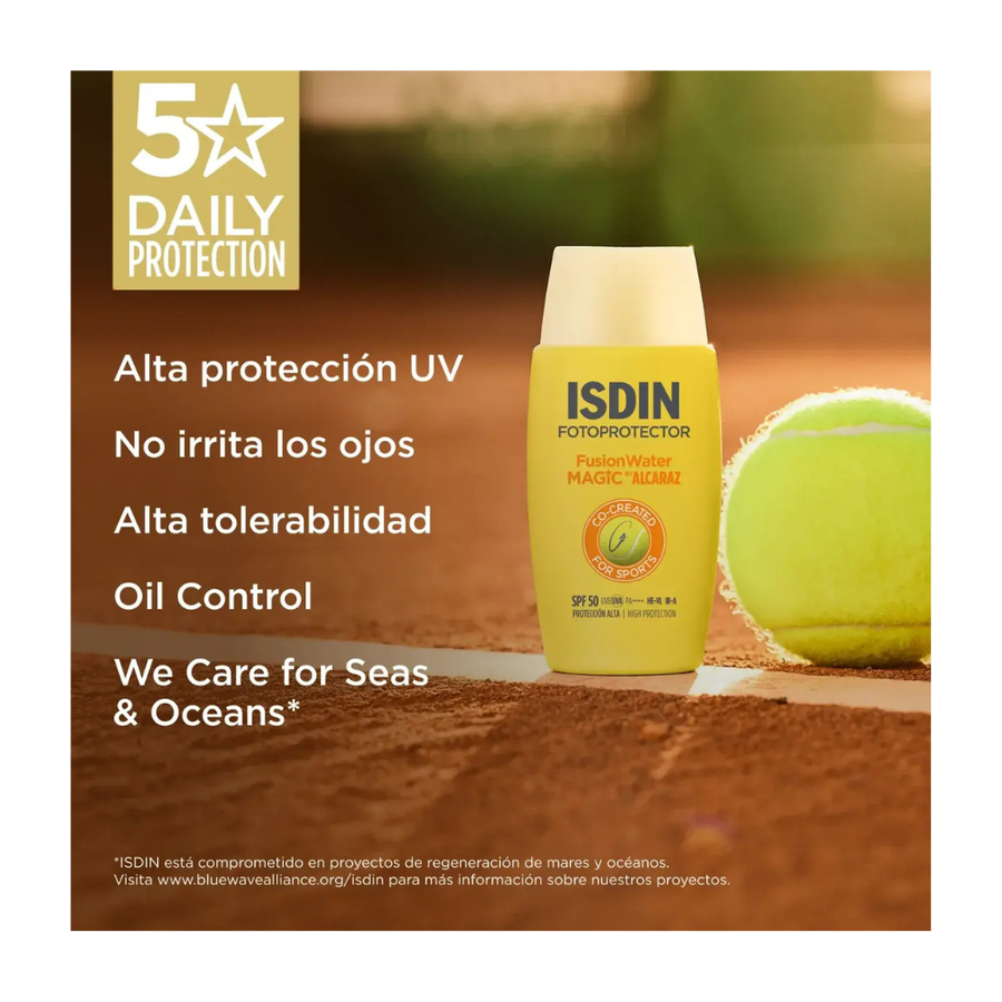FOTOPROTECTOR ISDIN FUSION WATER MAGIC ALCARAZ SPF50 50 ML
