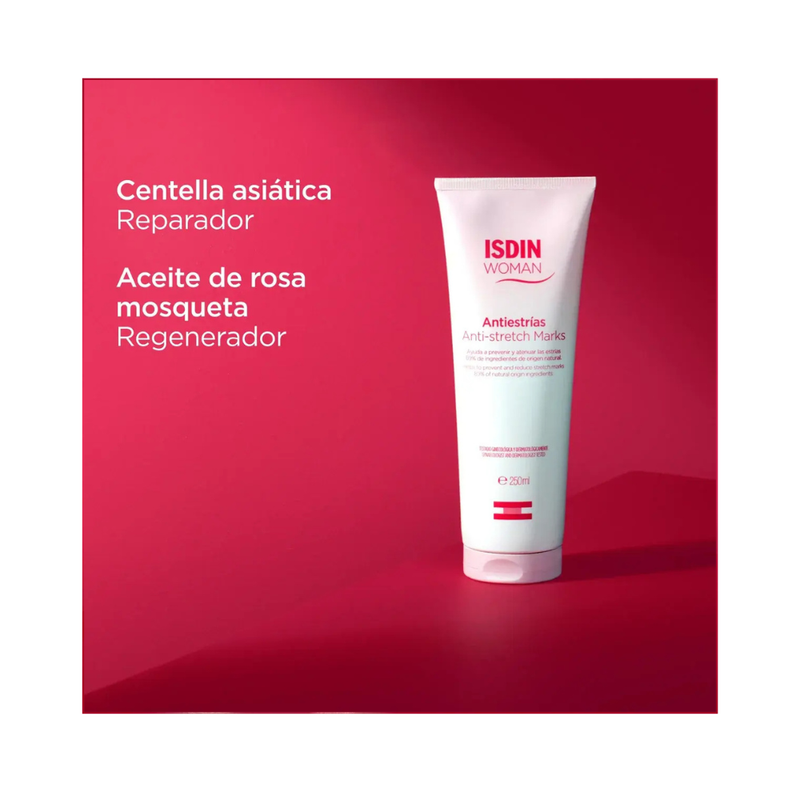 DUPLO WOMAN ISDIN ANTIESTRIAS 2X250ML.