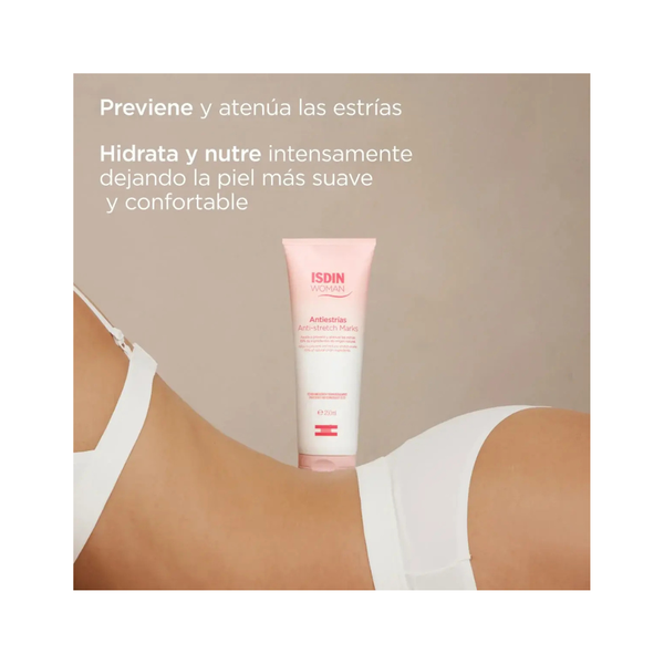 DUPLO WOMAN ISDIN ANTIESTRIAS 2X250ML.