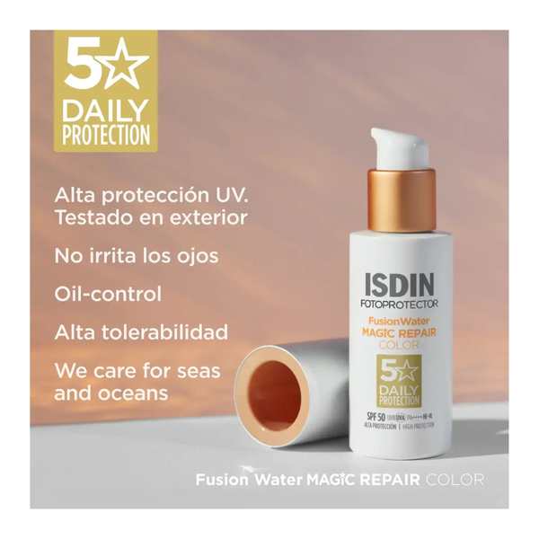 ISDIN FUSION WATER MAGIC REPAIR COLOR SPF50 50 ML