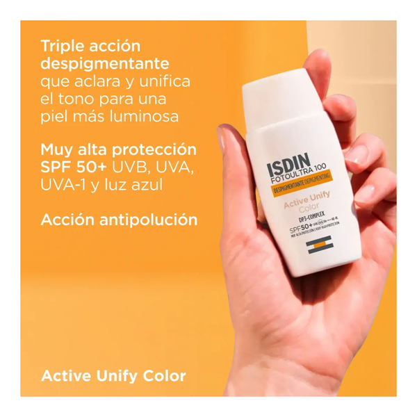 ISDIN FOTOULTRA 100 ACTIVE UNIFY COLOR SPF50+ 50 ML