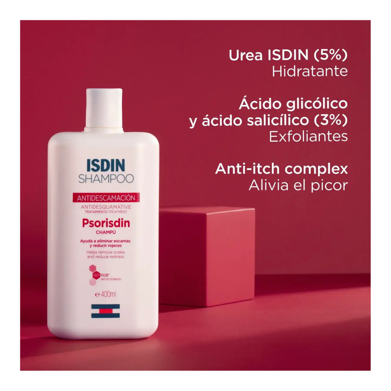 ISDIN PSORISDIN CHAMPÚ ANTIDESCAMACIÓN 400ML