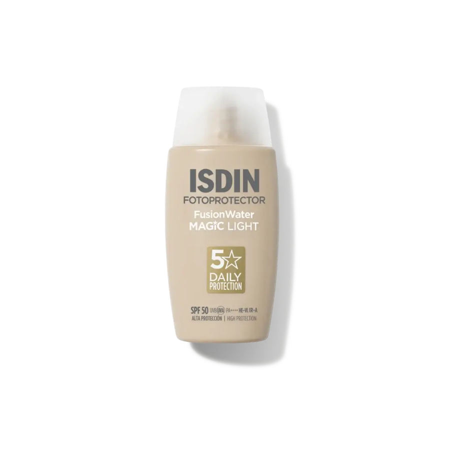 FOTOPROTECTOR ISDIN FUSION WATER MAGIC COLOR LIGHT SPF50 50 ML