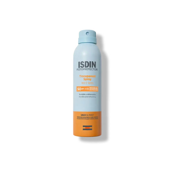 FOTOPROTECTOR ISDIN TRANSPARENT SPRAY WET SKIN SPF50 250 ML